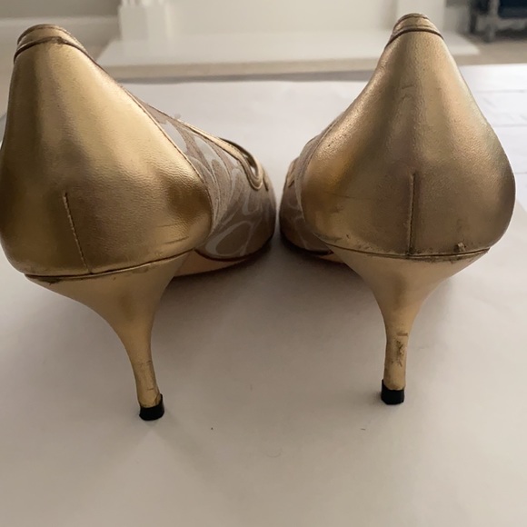 Open toe 3 in size 11  Coach heel. - Picture 2 of 4